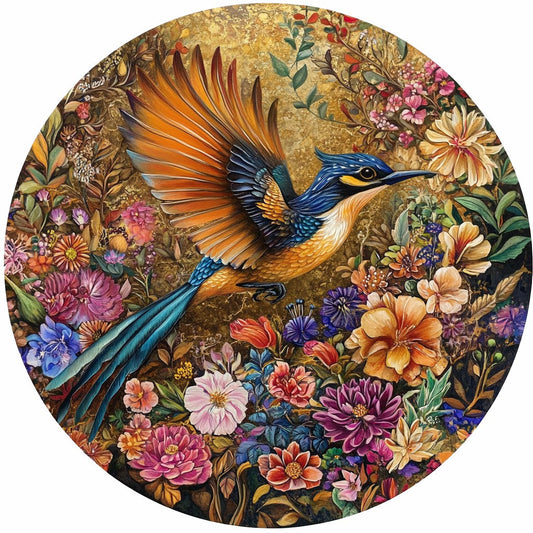 Kingfisher Flight Wooden Jigsaw Puzzle