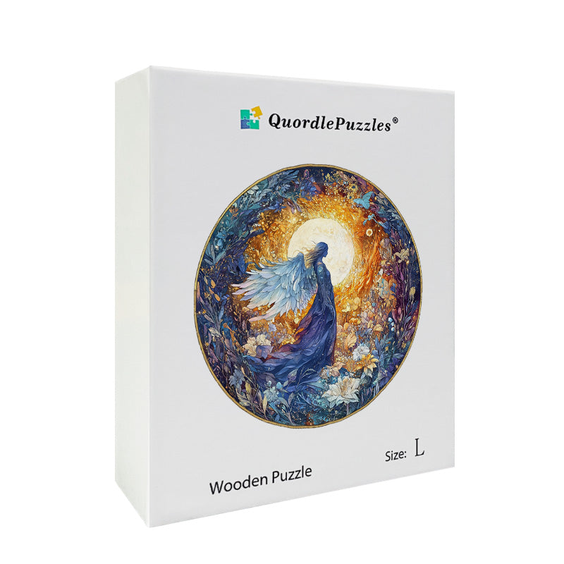 Moonlit Angel Wooden Jigsaw Puzzle