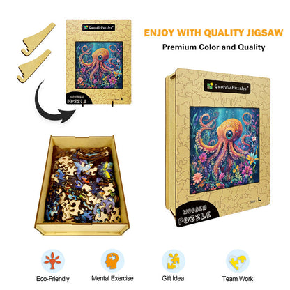 Octopus Garden Wooden Jigsaw Puzzle