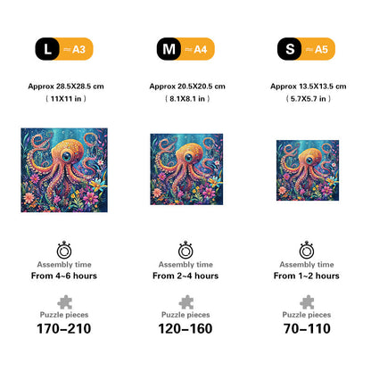 Octopus Garden Wooden Jigsaw Puzzle