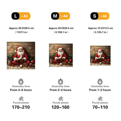 Santa's List Wooden Jigsaw Puzzle