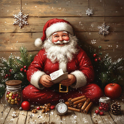 Santa's List Wooden Jigsaw Puzzle
