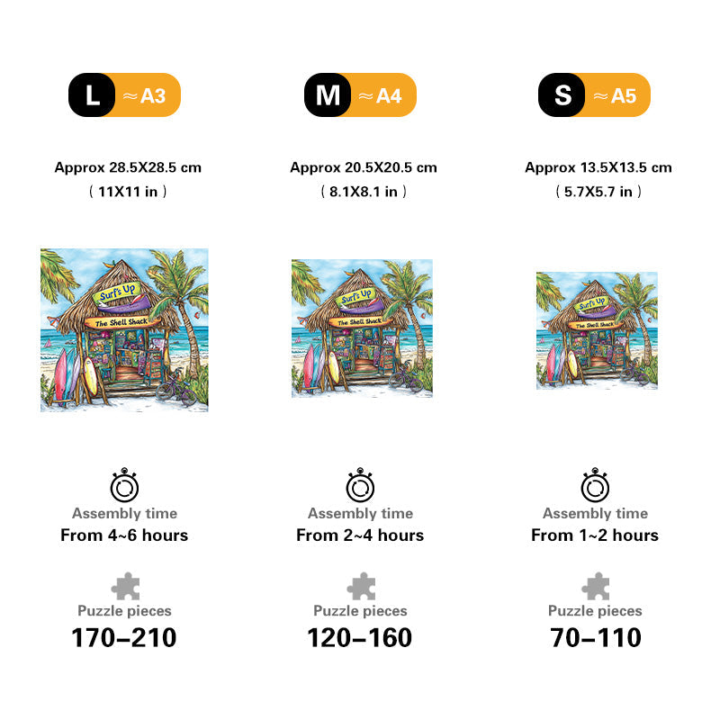 Shell Shack Wooden Jigsaw Puzzle