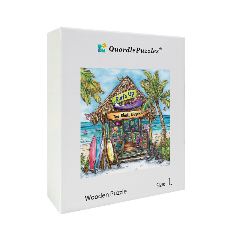Shell Shack Wooden Jigsaw Puzzle