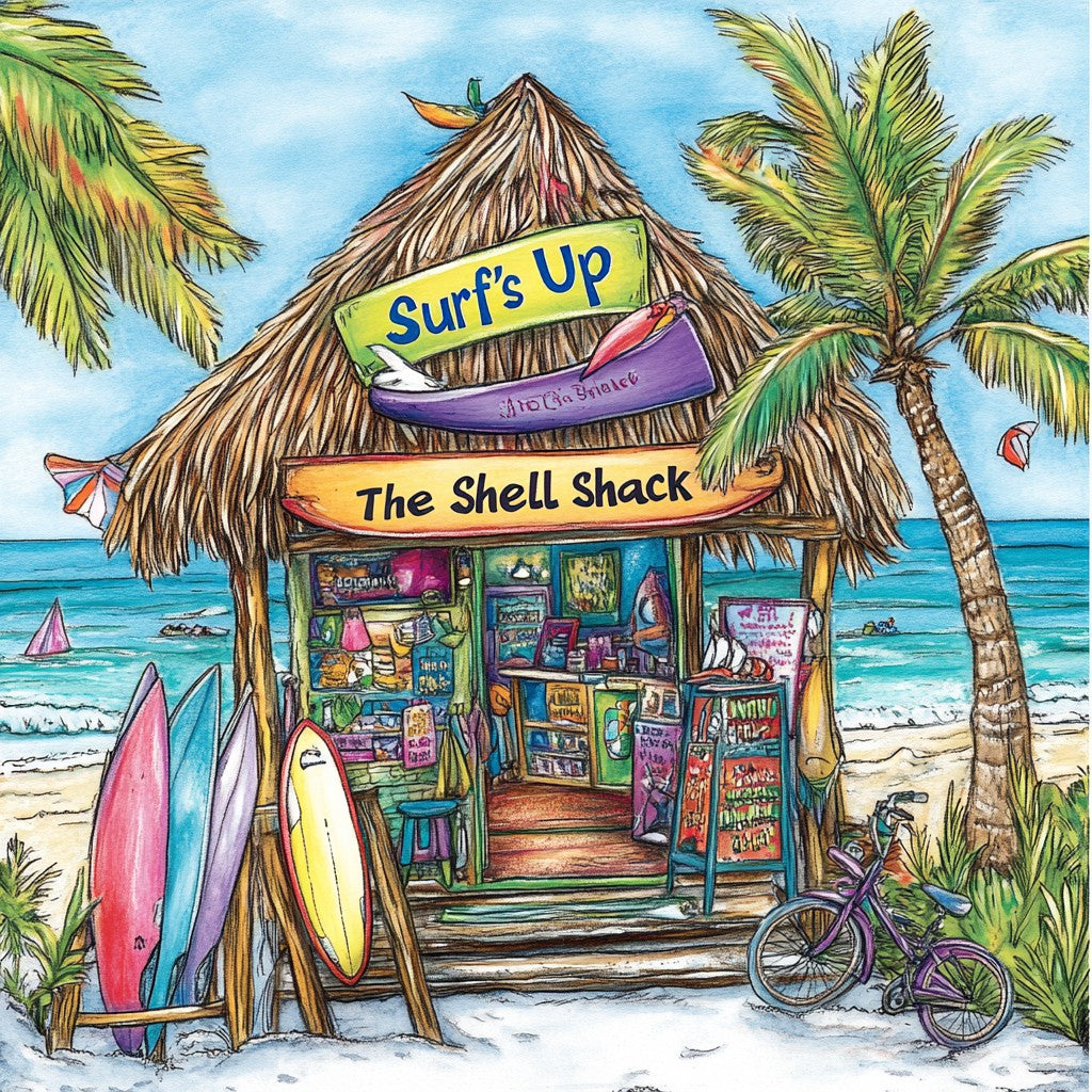 Shell Shack Wooden Jigsaw Puzzle