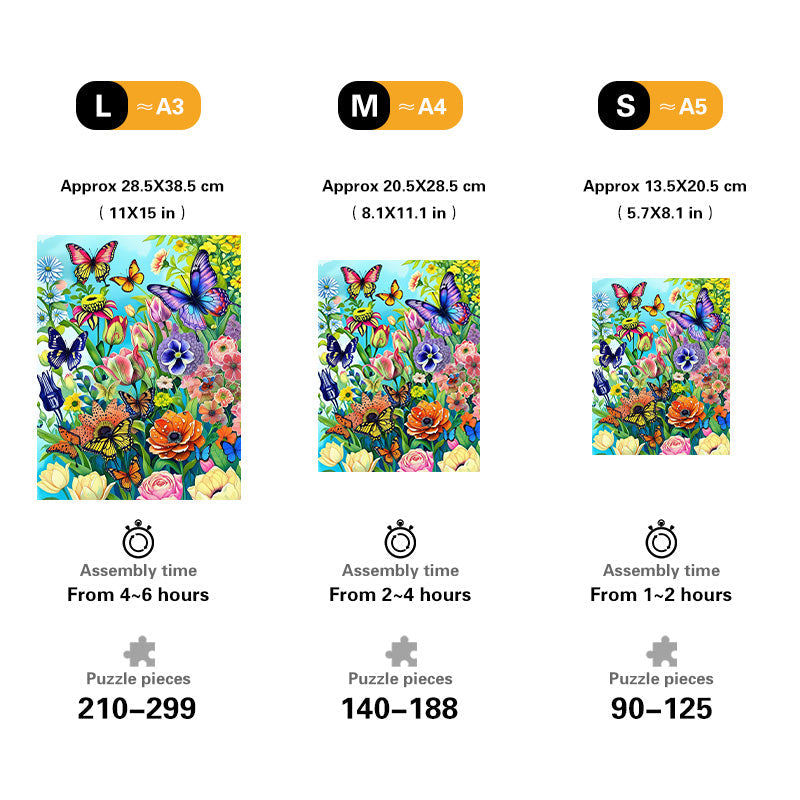 Spring Blossoms Wooden Jigsaw Puzzle