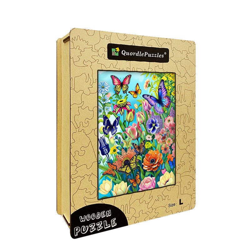 Spring Blossoms Wooden Jigsaw Puzzle