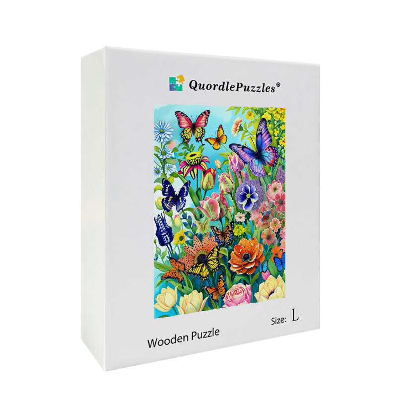 Spring Blossoms Wooden Jigsaw Puzzle