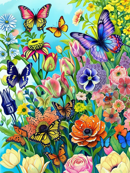 Spring Blossoms Wooden Jigsaw Puzzle