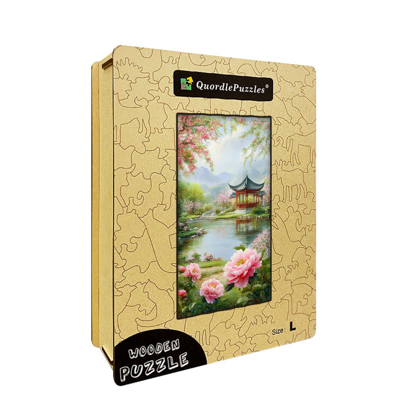 Tranquil Lake Wooden Jigsaw Puzzle