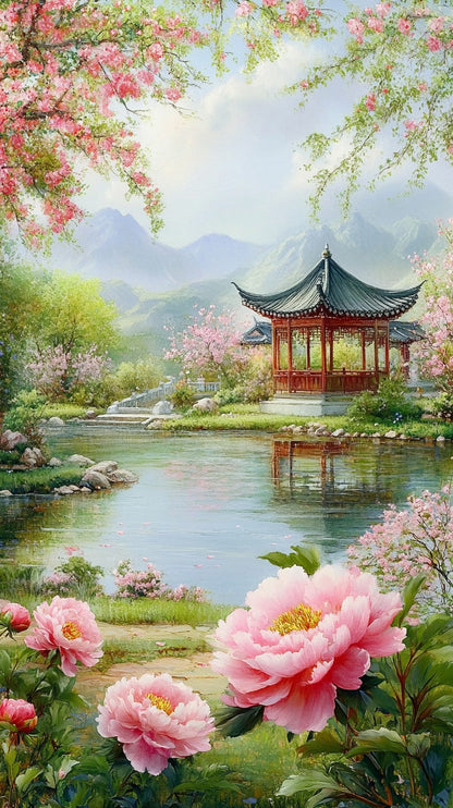 Tranquil Lake Wooden Jigsaw Puzzle