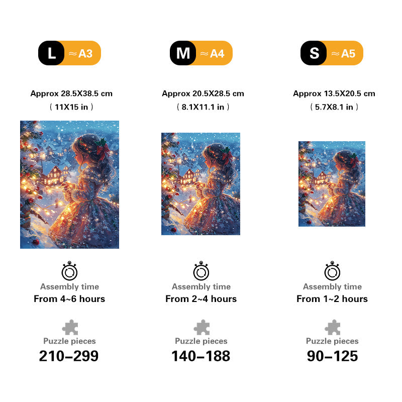 Winter Wonderland Wooden Jigsaw Puzzle