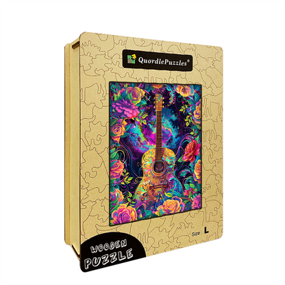 Blooming Strings Wooden Jigsaw Puzzle