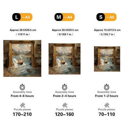 Boat in a Picture Frame Wooden Jigsaw Puzzle