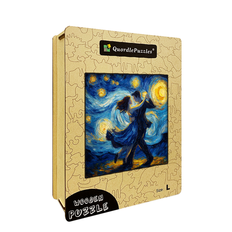 Dancing under Stars Wooden Jigsaw Puzzle