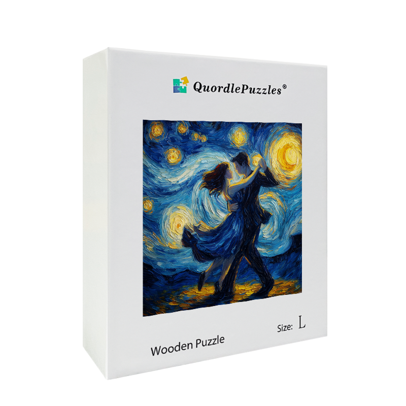 Dancing under Stars Wooden Jigsaw Puzzle
