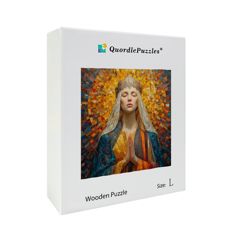 Devout Saint Wooden Jigsaw Puzzle