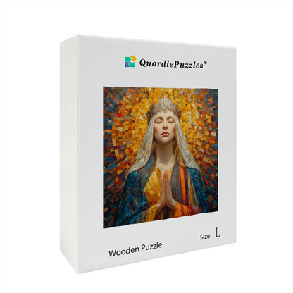 Devout Saint Wooden Jigsaw Puzzle