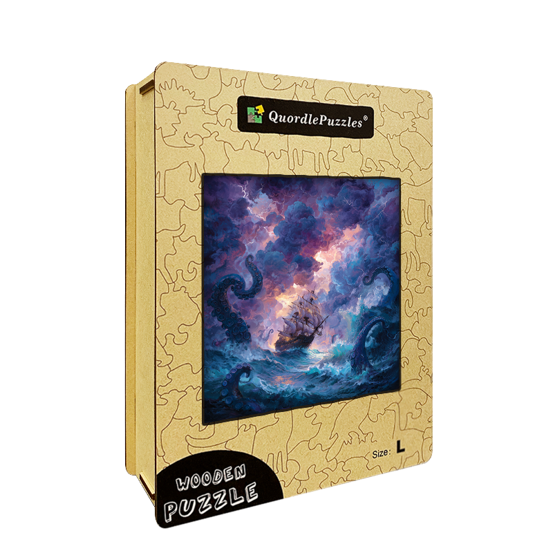 Sea Peril Wooden Jigsaw Puzzle