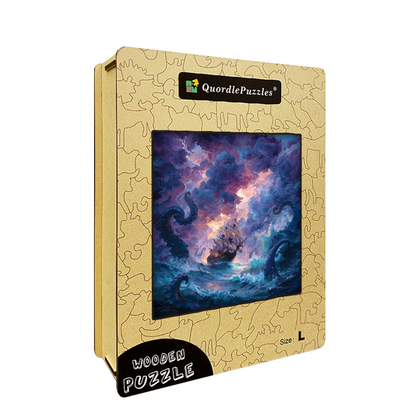 Sea Peril Wooden Jigsaw Puzzle