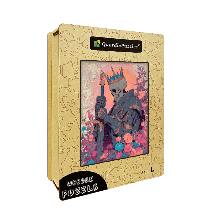 Skeleton King Wooden Jigsaw Puzzle