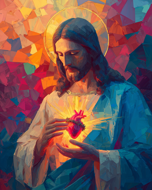 The Light of the Sacred Heart Wooden Jigsaw Puzzle