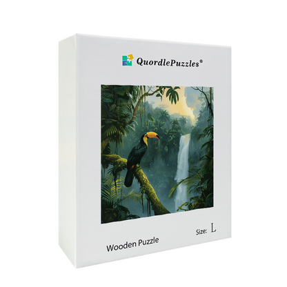 Toucan in the Jungle Wooden Jigsaw Puzzle