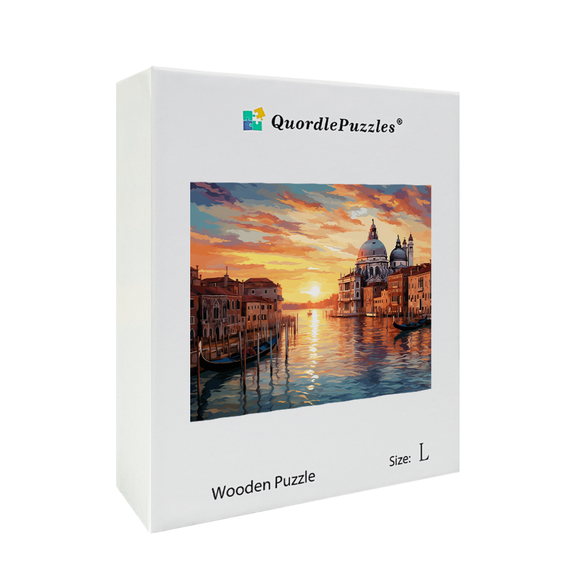Venice Dusk Wooden Jigsaw Puzzle