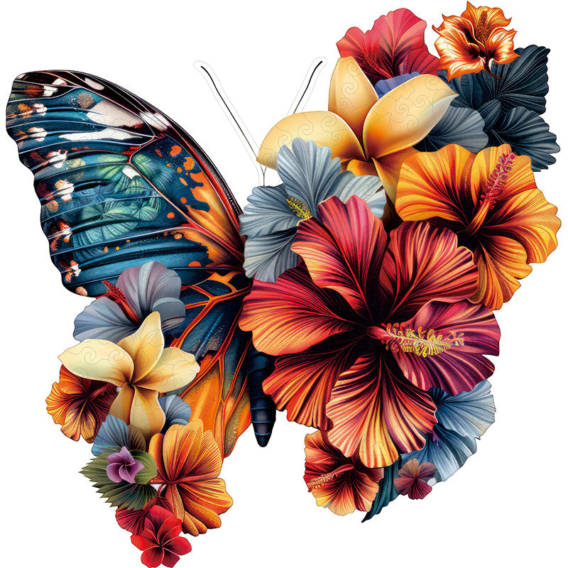 🔥LAST DAY 85% OFF - Butterfly with Flowers