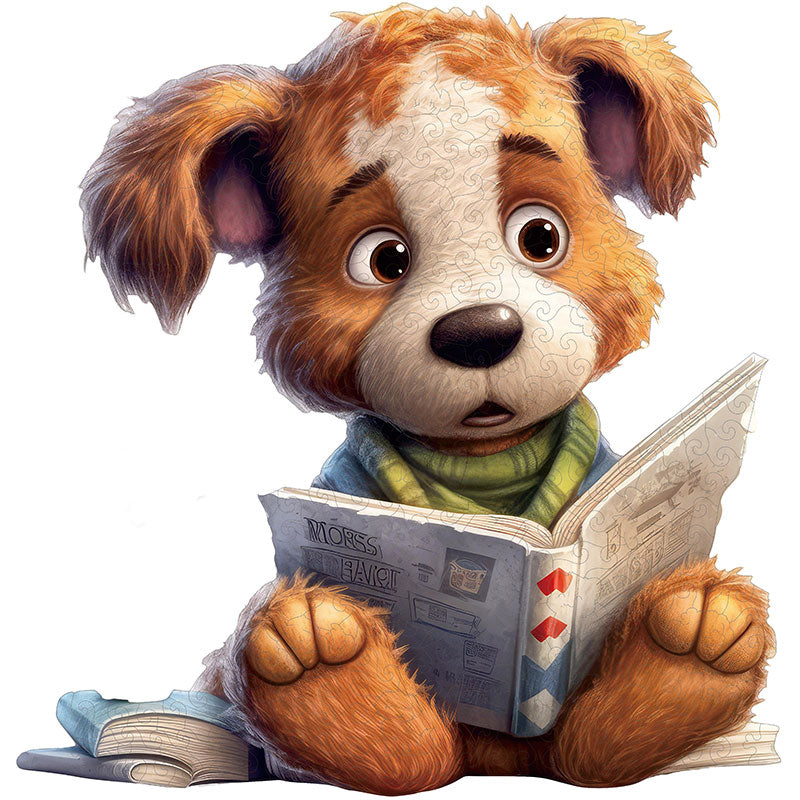 🔥LAST DAY 85% OFF -  Cute Dog Reading Book