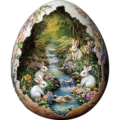 🔥LAST DAY 85% OFF - Bunnies in a Floral Egg