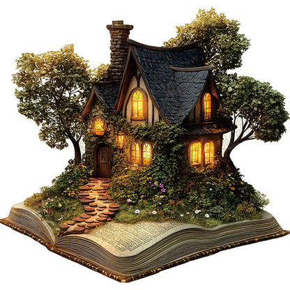 3D Cozy Cottage Wooden Jigsaw Puzzle