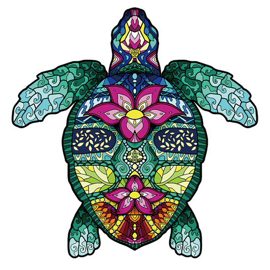 Turtle Sage Wooden Jigsaw Puzzle