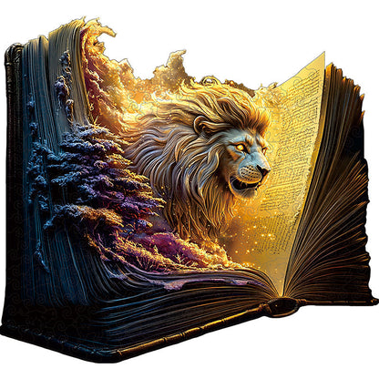 3D Roaring Lion Wooden Jigsaw Puzzle