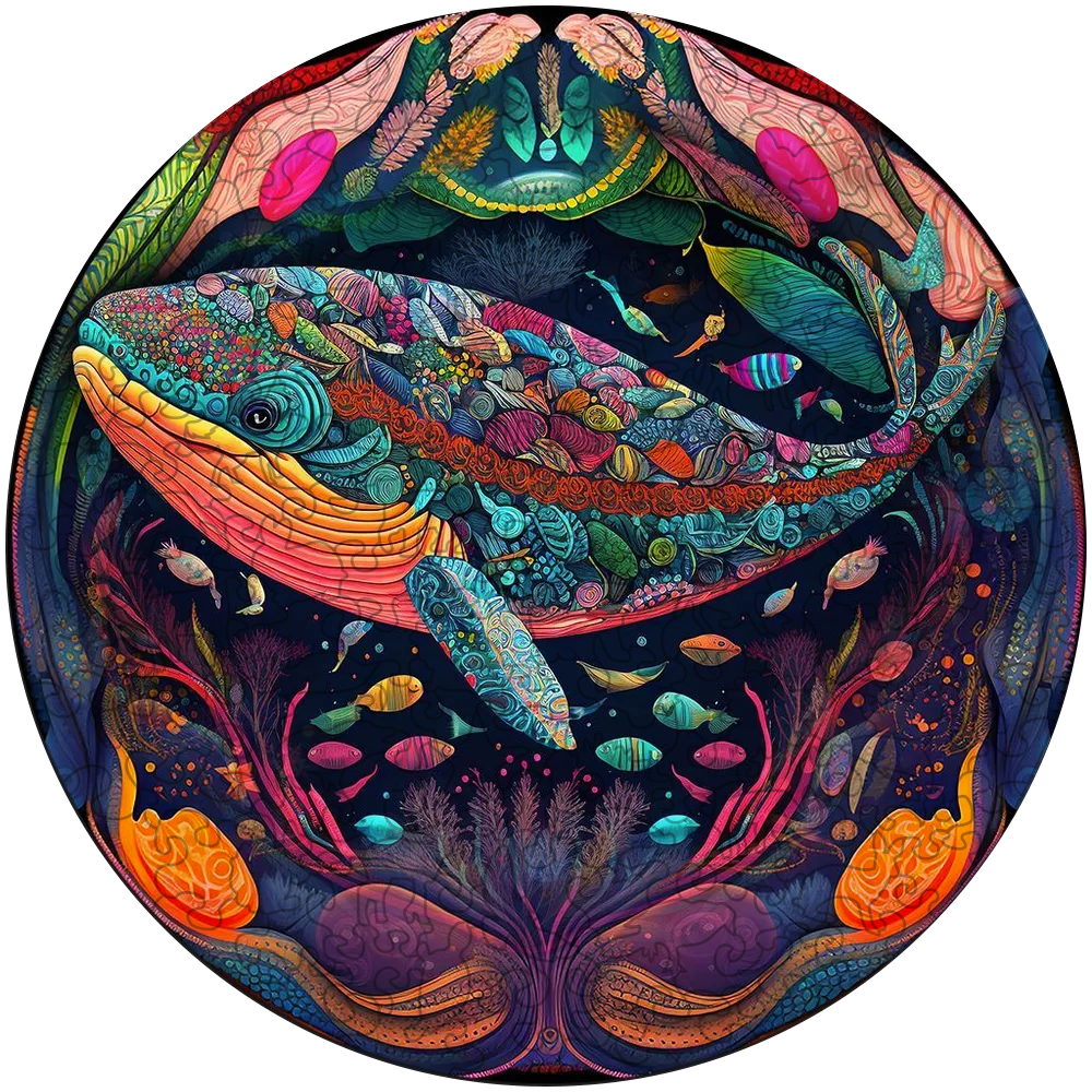 Whale That's Nice Wooden Jigsaw Puzzle