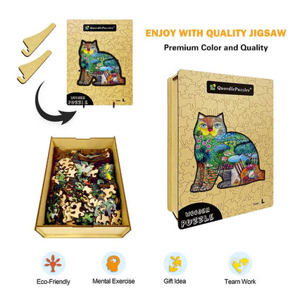 🔥LAST DAY 83% -Sakura Wooden Jigsaw Puzzle