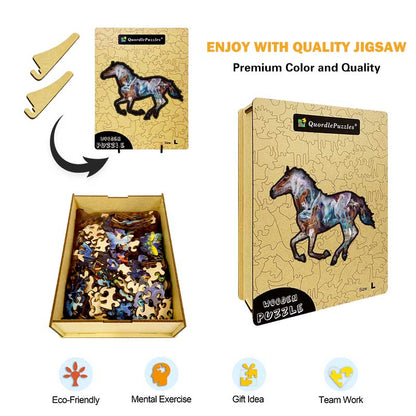 🔥LAST DAY 83% -The Mystery Of The Horse Wooden Jigsaw Puzzle