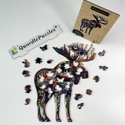 🔥LAST DAY 83% -Walk On The Wild Side Wooden Jigsaw Puzzle