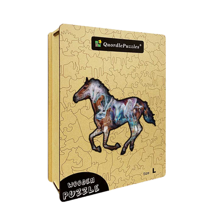🔥LAST DAY 83% -The Mystery Of The Horse Wooden Jigsaw Puzzle