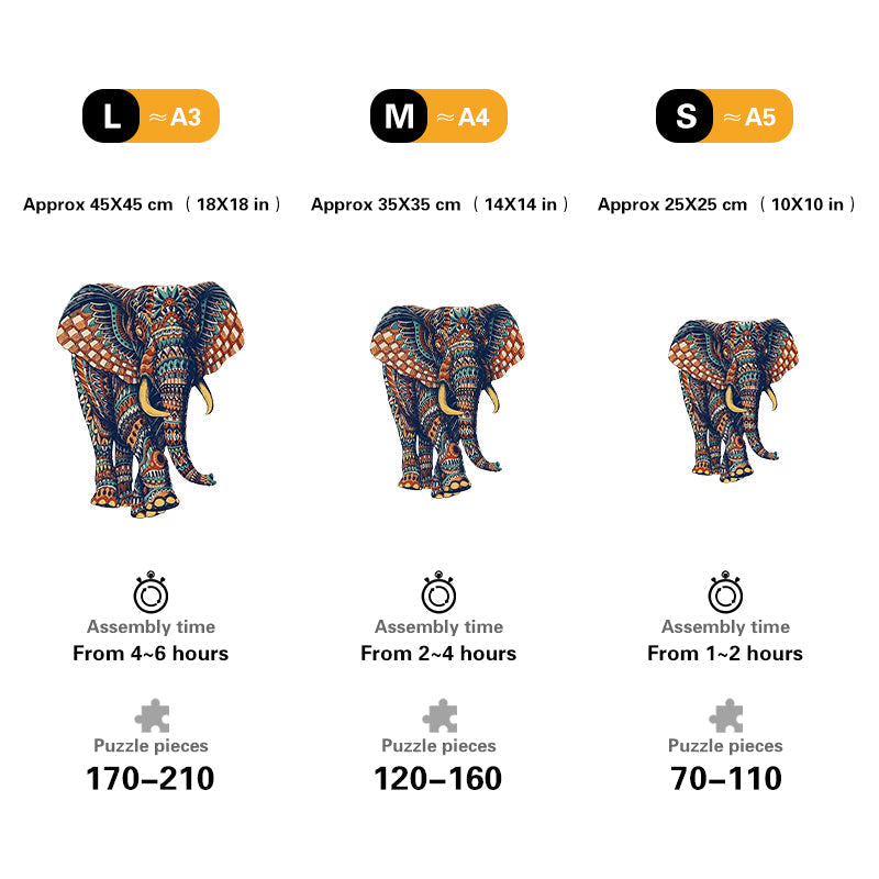 🔥Last Day 80% OFF-Elephant Jigsaw Puzzle