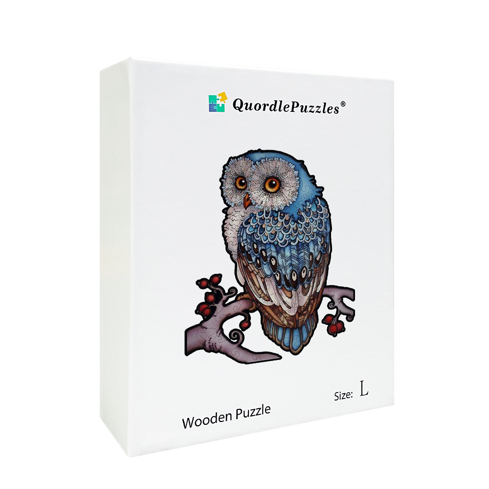 🔥LAST DAY 80% OFF-Blue Tailed Owl Jigsaw Puzzle
