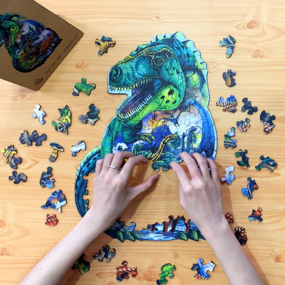🔥LAST DAY 80% OFF-Dinosaurs and Volcanoes puzzle