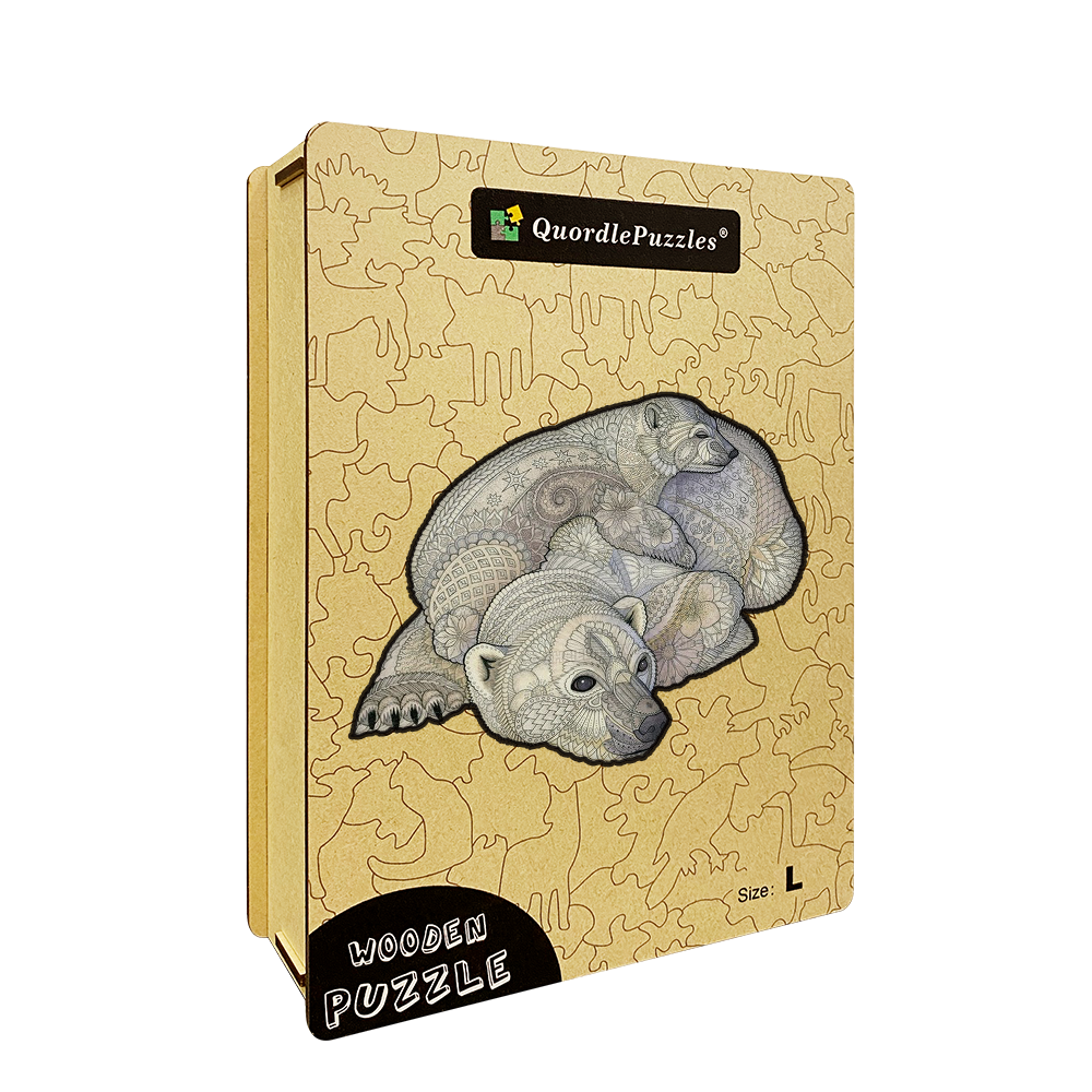 🔥LAST DAY 80% OFF-White Polar Bear Jigsaw Puzzle