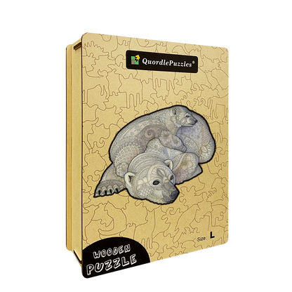 🔥LAST DAY 80% OFF-White Polar Bear Jigsaw Puzzle