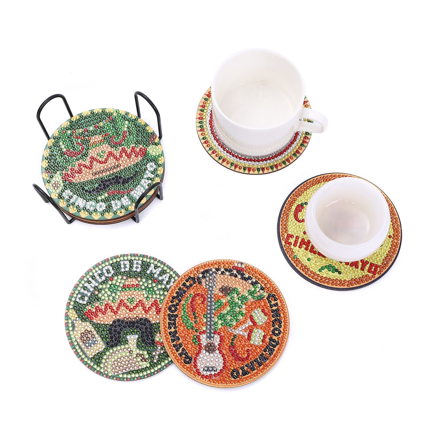 DIY CINCO MAYO Diamond Painting Coasters