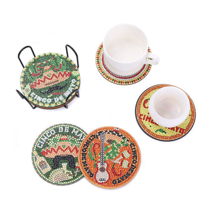 DIY CINCO MAYO Diamond Painting Coasters