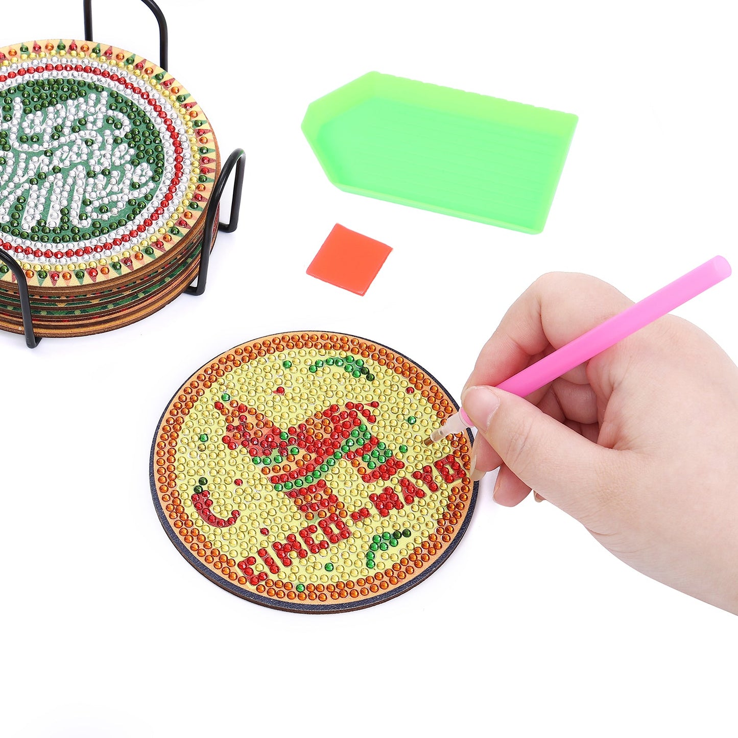 DIY CINCO MAYO Diamond Painting Coasters