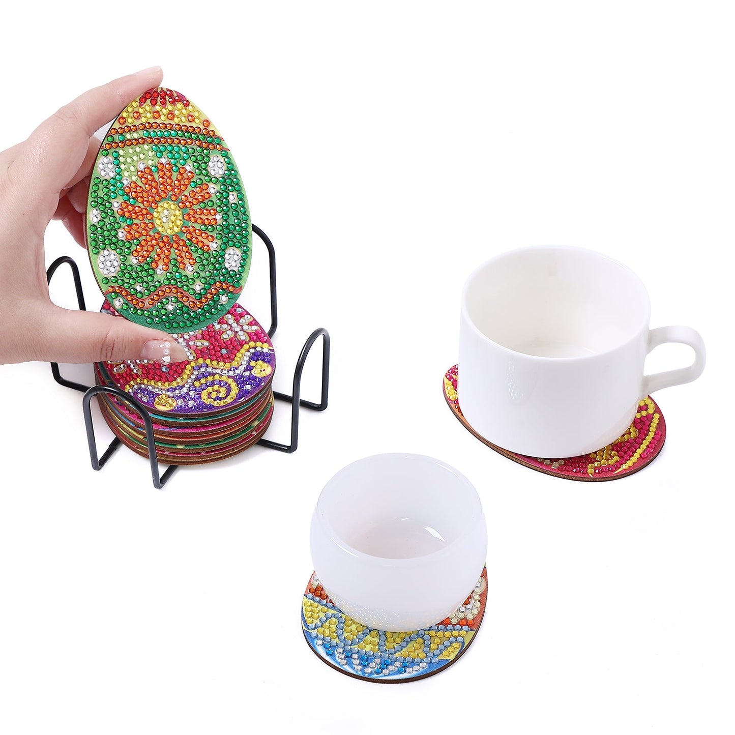 DIY Easter Egg A Diamond Painting Coasters