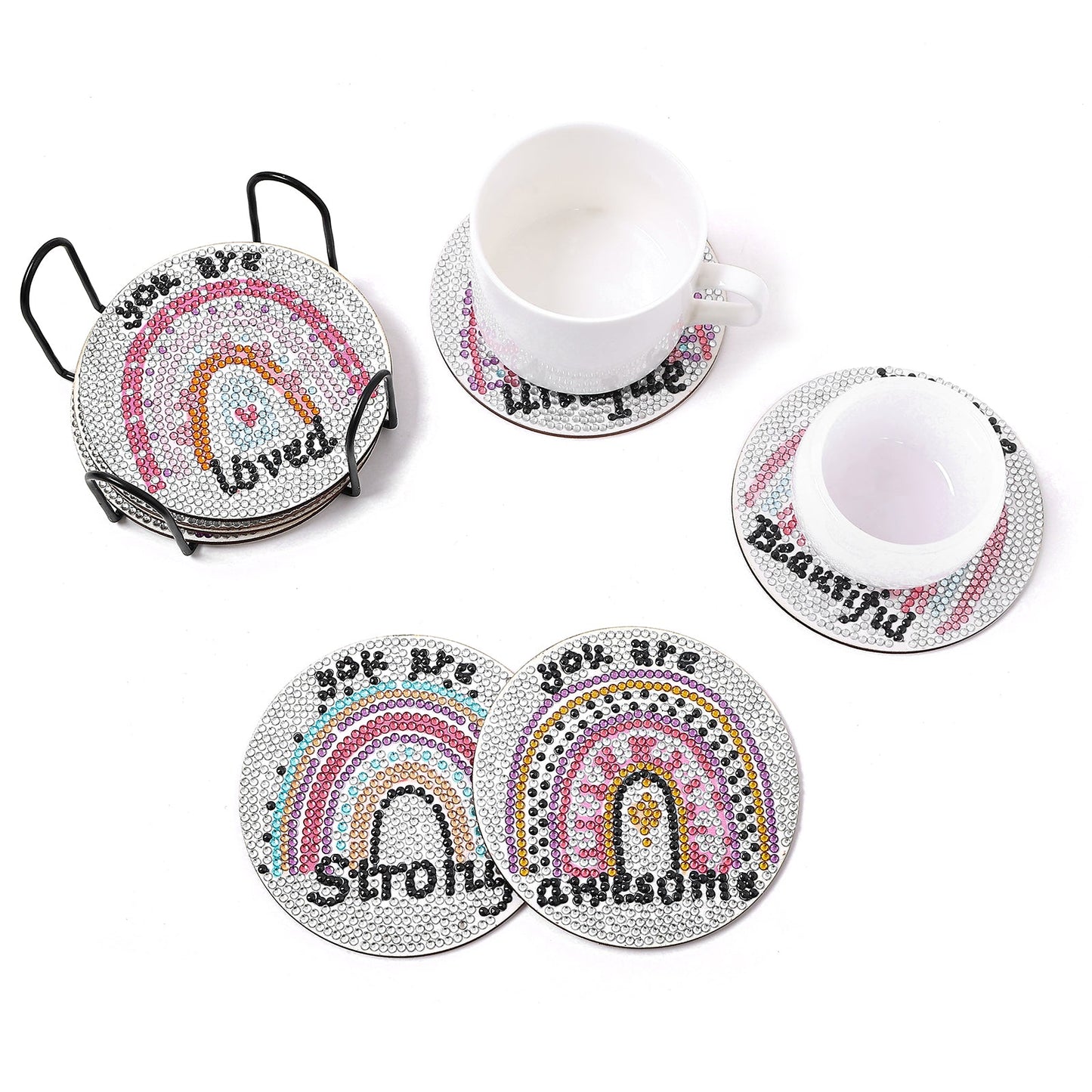 DIY You are Diamond Painting Coasters