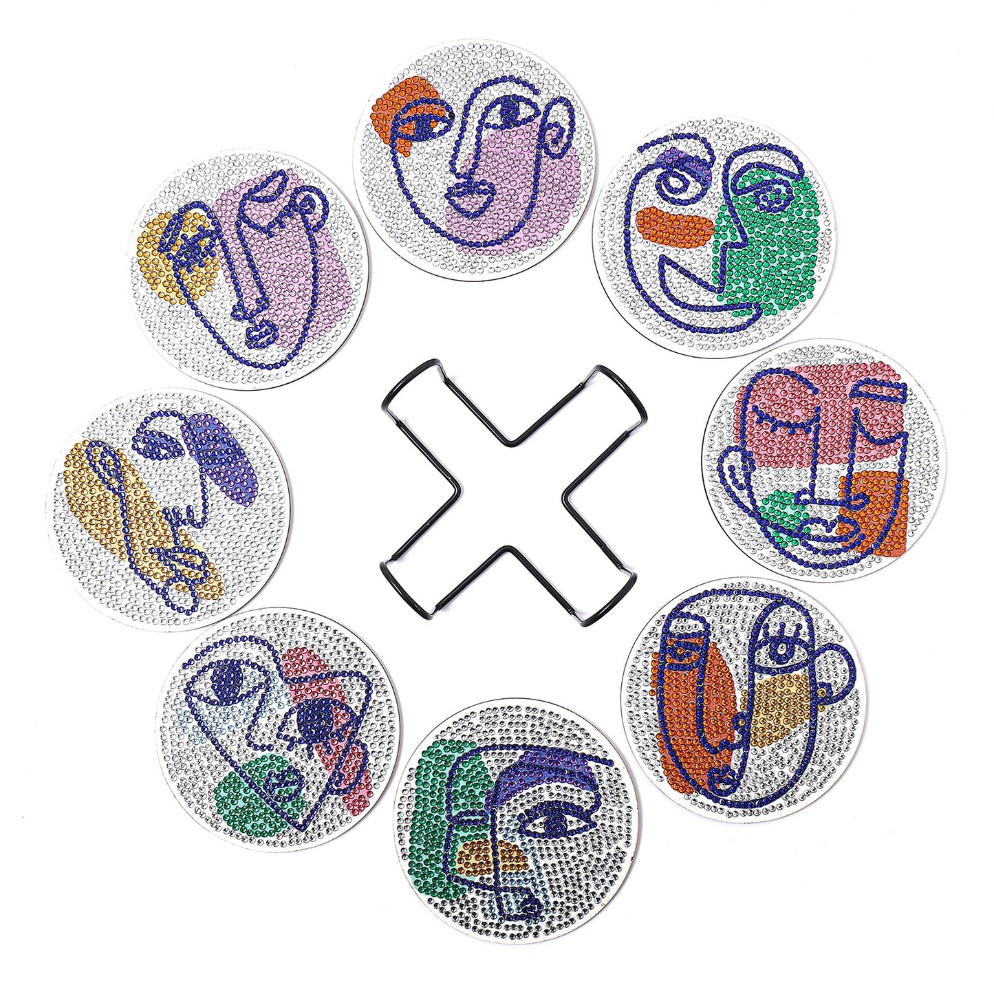 DIY Header Diamond Painting Coasters